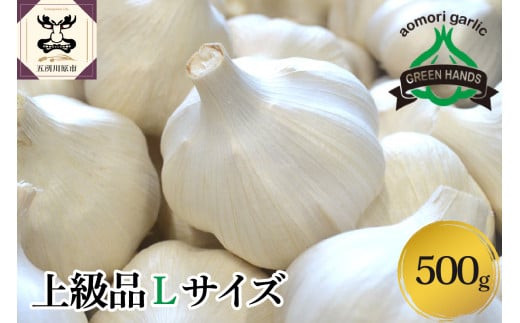 【先行受付】【8月下旬より順次発送】 青森県産にんにく（上級品）500g Lサイズ ホワイト六片 にんにく 青森 五所川原 大蒜 ニンニク 1468464 - 青森県五所川原市