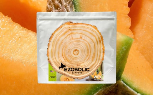 【北海道メロン風味】 EZOBOLIC プロテイン 1kg 【 定期便 12回 】