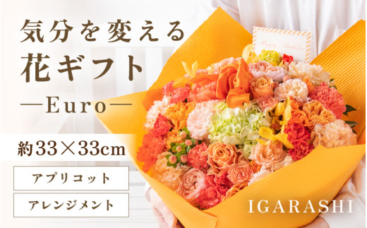 気分を変える花ギフト Euro(アレンジメント・アプリコット) [aw062-c003_05] 1136729 - 福井県あわら市