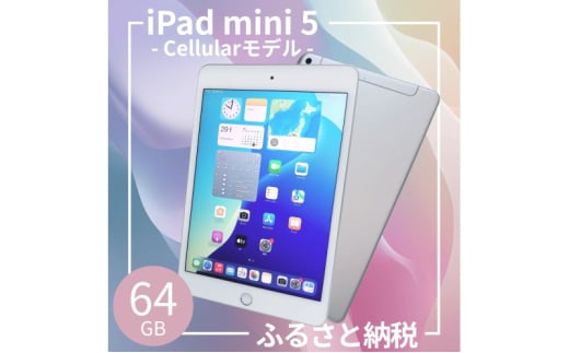iPad mini 第5世代 64GB Cellular + Wi-Fiモデル シルバー 中古 アイパッド 本体