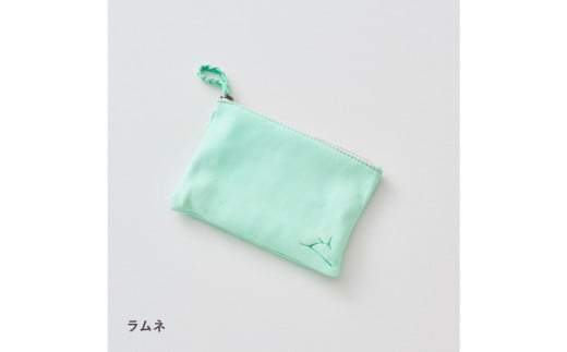ENISICA エニシカ ジビエ鹿革 トモシカポーチM ラムネ