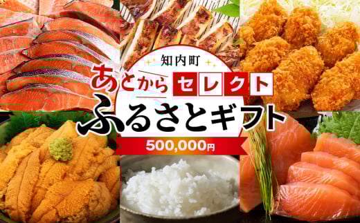 あとからセレクト 【ふるさとギフト】《500,000円分》 2166759 - 北海道知内町