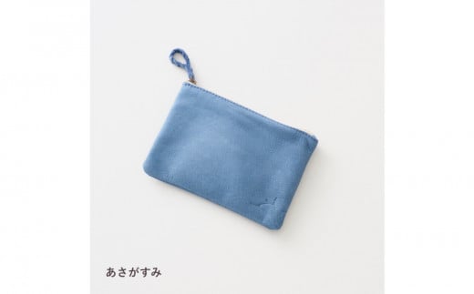 ENISICA エニシカ ジビエ鹿革 トモシカポーチM 朝霞（あさがすみ）