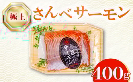 さんべサーモン 400g【サーモン 400g フィレ サーモントラウト ニジマス サーモン さけ シャケ しゃけ sake 生食用 刺身 お刺身 刺し身 魚介類 海鮮 冷凍 真空パック】 1578847 - 島根県大田市