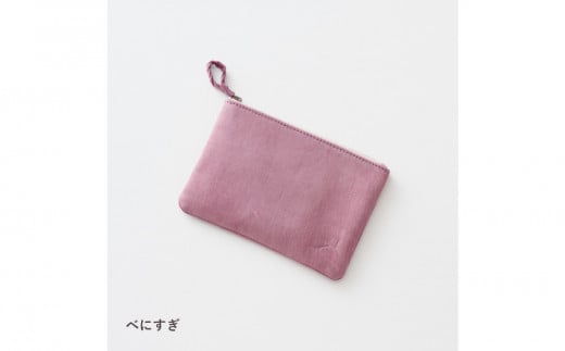 ENISICA エニシカ ジビエ鹿革 トモシカポーチM 紅杉（べにすぎ）