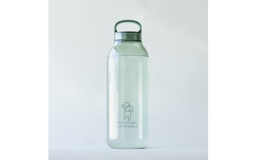 知床トコさん　ウォーターボトル　グリーン　950ml×1本　常温で水が飲める 耐熱マイボトル【1629201】