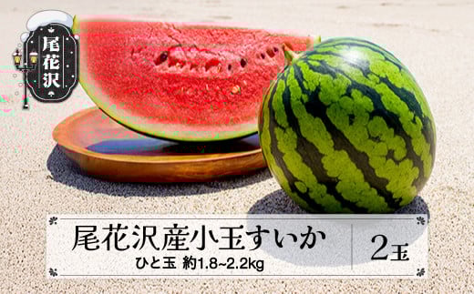 先行予約 尾花沢産 小玉すいか 約1.8~2.2kg×2玉 7月中旬~8月上旬頃発送 令和7年産 2025年産 すいか スイカ 西瓜 フルーツ 果物 産地直送 農産加工 ※沖縄・離島への配送不可 nk-sukxx2 2114319 - 山形県尾花沢市