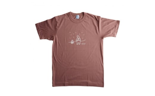 「知床トコさん」×久米繊維　コットンTシャツ　星柄　Sサイズ　半袖【1629382】