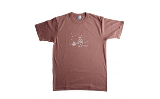 「知床トコさん」×久米繊維　コットンTシャツ　星柄　XLサイズ　半袖【1629390】