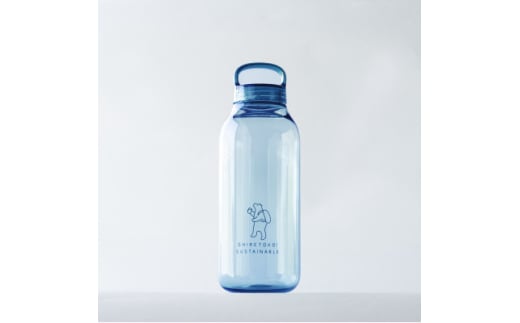 知床トコさん　ウォーターボトル　ブルー　500ml×1本　常温で水が飲める 耐熱マイボトル【1629107】 2149864 - 北海道斜里町