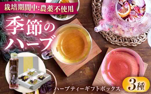 ローズハーバルティー＆ハイビスカスシロップ　ギフトセット　ハーブ ハーブティー 紅茶 ティー ハーブティ ティーバッグ エシカル レモングラス カモミール ハイビスカス バラ オレンジ 無農薬 オーガニック  広島県福山市/株式会社Herbal Style [BAFV001]
