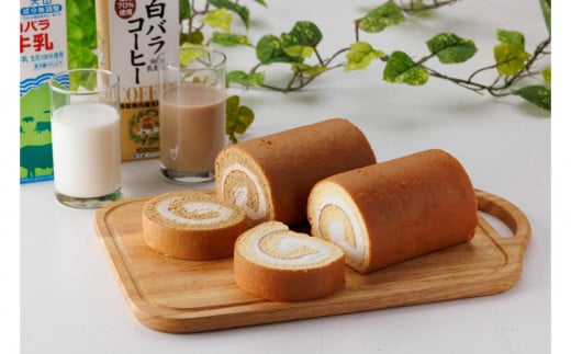 白バラ生ロールケーキギフト（２本）