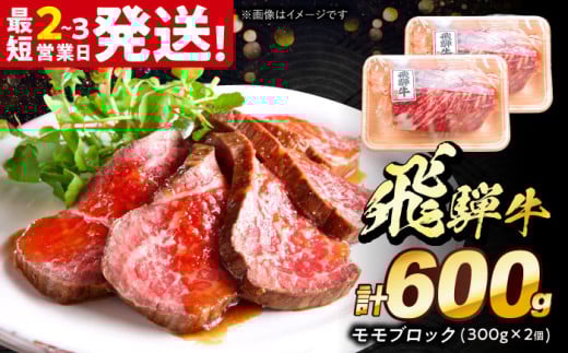 飛騨牛 モモ ブロック 600g (300g×2個) 多治見市 / 養老ミート 冷凍 赤身 和牛 ギフト [THG009] 2148114 - 岐阜県多治見市