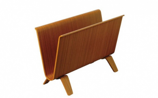 木製 マガジンラック チークグレイン SAITOWOOD 藤枝家具 日用品