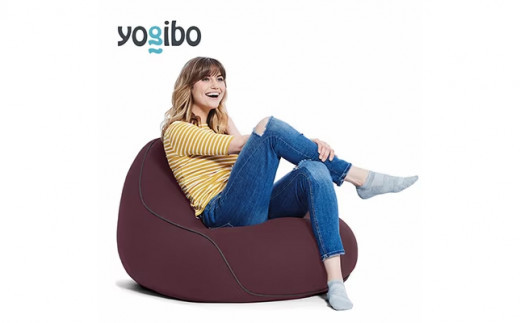 【ディープパープル】39-I-9 Yogibo Lounger (ヨギボー ラウンジャー)※離島への配送不可 922690 - 福島県会津坂下町