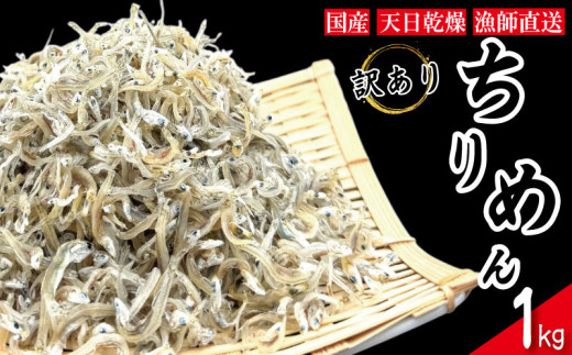 【2025年6月末から順次発送】 ちりめん 訳あり 1kg ちりめんじゃこ 選べる 容量 訳アリ ご飯 米 お米 おにぎり と一緒に 弁当 新鮮 鮮度 カルシウム 食品 健康 栄養 ギフト プレゼント 贈答 お歳暮 徳島 小松島 2149861 - 徳島県小松島市