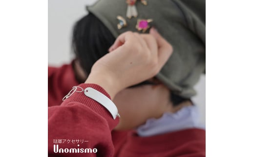 【Unomismo】琺瑯アクセサリー 「BB2(ブレスレットB )」　ブラック