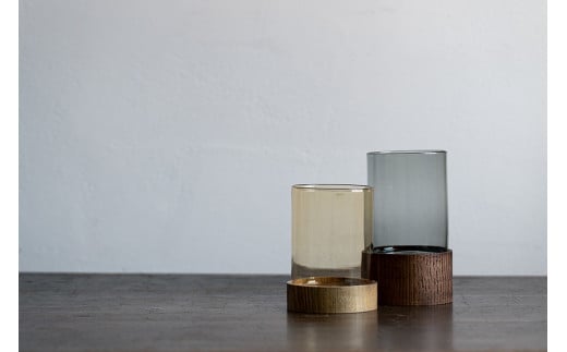 ITAYA SPIRIT－ガラス＆ウッドフラワーベース（大サイズ） 2157053 - 北海道中川町