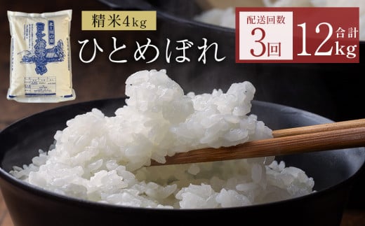 [ 先行予約 ]米 令和7年産 [定期便]ヨシ腐葉土米 精米12kg(4kg×3回発送) ひとめぼれ 宮城県 石巻市 定期便 毎月 3回 4kg 米 お米