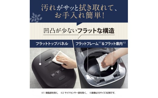 大阪府大東市のふるさと納税 象印 圧力IH炊飯ジャー ( 炊飯器 )「 炎舞炊き 」 NXAA10-BZ 5.5合炊き 黒