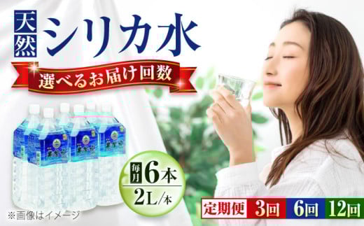 【全3回定期便】飲料 水 ミネラルウォーター 巌聖水6500 2L×6本入り 広島県福山市/小林商事 ミネラルウォーター ペットボトル 2l 2リットル 保存用 備蓄 防災 [BAEA015]