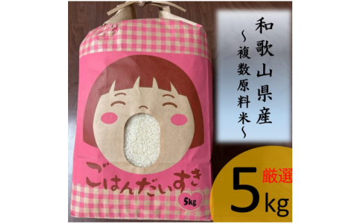 ＜令和6年産＞ お米 5kg 和歌山県産【1613461】