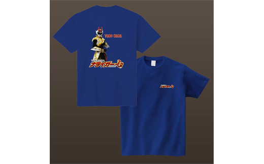 ナライガー Tシャツ 120サイズ ブルー 両面プリント 非売品（ふるさと納税限定デザイン） 奈良県 奈良市 なら 27-033 2158946 - 奈良県奈良市