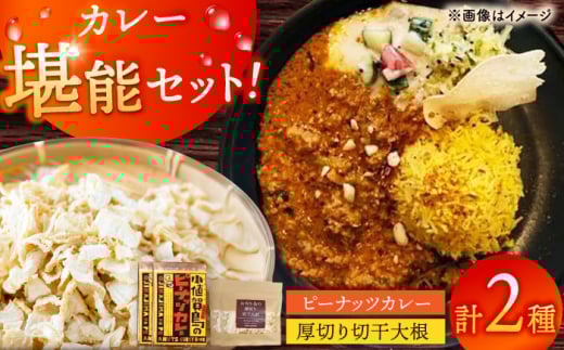 【カレー堪能セット！】小値賀島のピーナッツカレースパイスキット・切干大根30ｇ 各2セット 贈答 【小値賀町】《小値賀町担い手公社》 [DAA060]