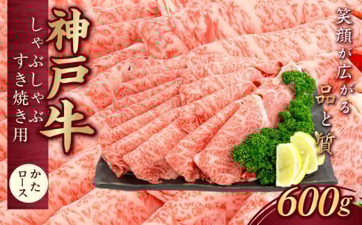 神戸牛(神戸ビーフ) しゃぶしゃぶすき焼き用 600g KNS3 KWNCJ005 ふるさと納税 神戸牛 神戸ビーフ ブランド和牛 国産 和牛 しゃぶしゃぶ すき焼き かたロース かた 太田家 兵庫県 神戸 川西 川西市 2144703 - 兵庫県川西市