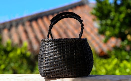 【LE KOOGEI(ル・コーゲイ)】カゴバッグ CORON P BLACK