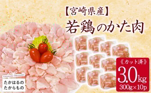 宮崎県産若鶏肩肉3.0kgTF0836-P00063
