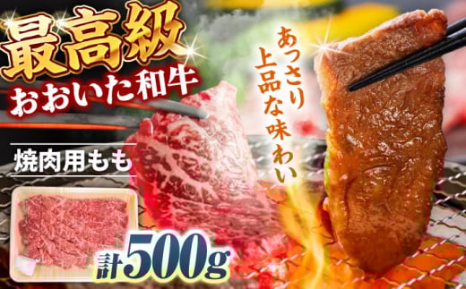おおいた和牛 もも焼肉用 500g 　日田市 / 株式会社まるひで　和牛 BBQ 国産ブランド牛 [ARCG011]