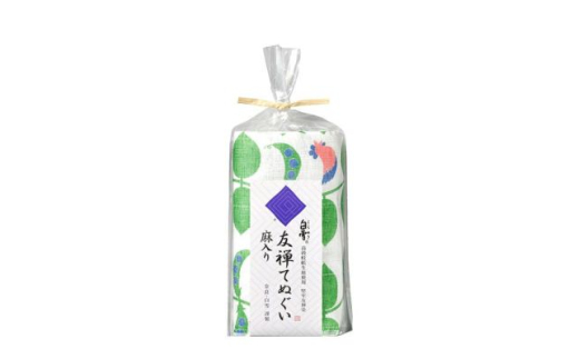 東大寺の薬湯と白雪友禅てぬぐいセット（ジャックと豆の木／グリーン） ふきん 布巾 台拭き キッチンクロス 友禅染め 蚊帳生地 吸湿 保湿 ふんわり ハンカチ タオル てぬぐい 食器拭き 株式会社白雪 なら 奈良県 奈良市 5-072 2159422 - 奈良県奈良市