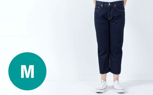 【Mサイズ/カラー】甘織デニムボーイフレンドアンクル丈パンツ 73388 DEEPBLUE（ワンウォッシュ） デニム ズボン パンツ ジーンズ 岡山県 倉敷市