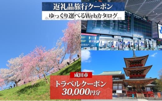 [№5904-0672]千葉県 成田市 旅行クーポン 30,000円分 成田空港 成田山 新勝寺 温泉 観光 旅行 ホテル 旅館 老舗 高級 トラベル チケット 家族 カップル 宿泊 予約 おすすめ 旅行券 宿泊券