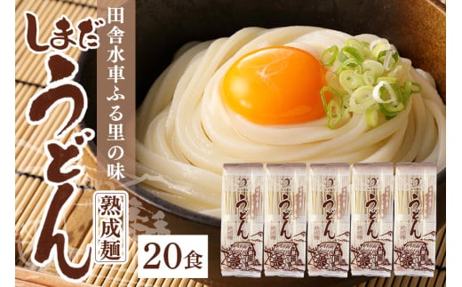 165.島田うどん 5袋（20食分） うどん 乾麺 島田麺 島田うどん しまだ麺 しまだうどん