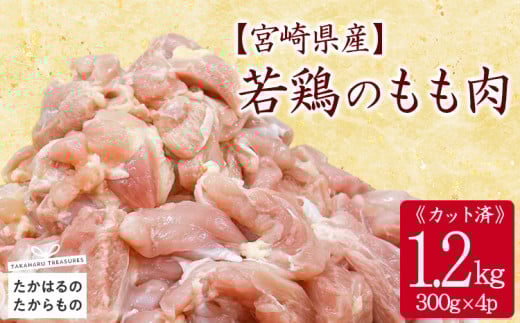 宮崎県産若鶏もも切り身1.2kgTF0834-P00063