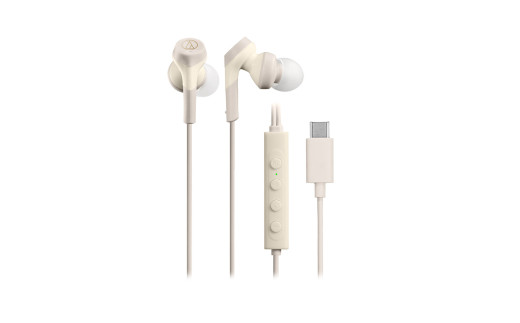 オーディオテクニカ ノイズキャンセリングUSB Type-C用イヤホン ATH-CKS330NC BG