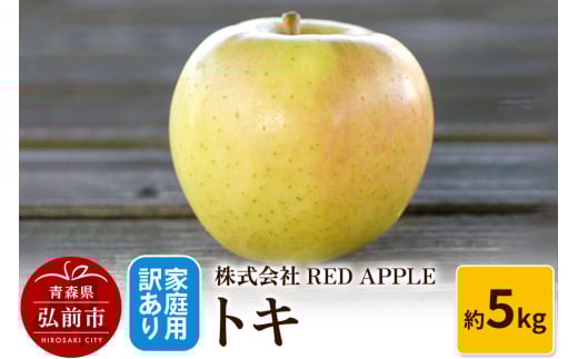 【25年10月～発送】りんご【訳あり】家庭用 トキ 約5kg 1052496 - 青森県弘前市