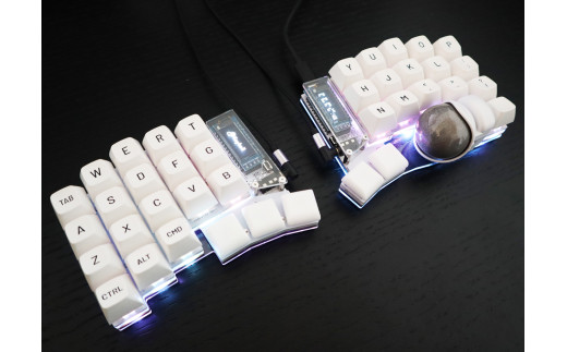 ビルダーのためのキーボードキット Keyball39 自作 キット リバーシブル 設計 基盤 キーボード カスタム PC パソコン 配列 キー