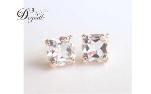 Degodd デゴッド　ＣANDYピアス　ホワイトトパーズ  天然石ピアス ピアス　天然石アクセサリー　シンプル　揺れないピアス　　アクセサリー　レディースアクセサリー　ジュエリー　ニッケルフリー　おしゃれ　ギフト　プレゼント　普段使い[№5346-1371] 2161544 - 千葉県千葉市