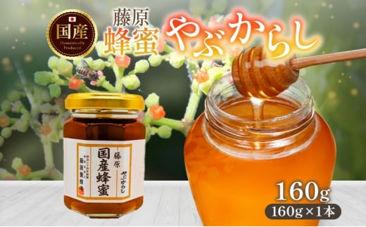 藤原国産蜂蜜 やぶからし 160g はちみつ ヤブカラシ 国産 単花蜜 朝しぼり 完熟 ハチミツ パン 菓子 トースト ホットケーキ ヨーグルト 調味料 隠し味 お取り寄せ ポリ容器 常温 常備 送料無料 藤原養蜂場 岩手県 盛岡市