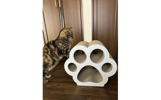 ねこの爪とぎ にくきゅうCT カラー;ホワイト【 ペット用品 爪とぎ 神奈川県 小田原市 】 1639945 - 神奈川県小田原市