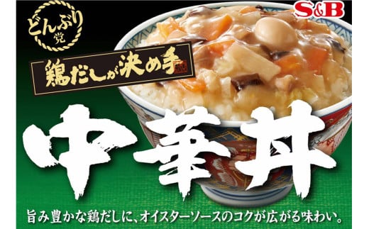 S&B　どんぶり党　中華丼　エスビー　かけるだけ 【199_0004】
