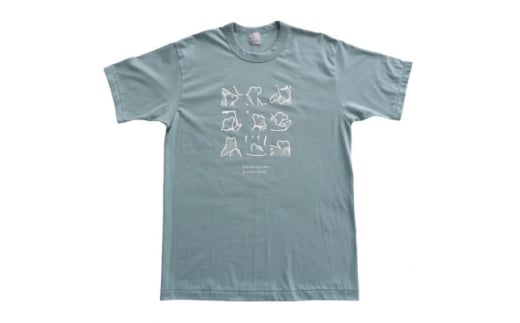 「知床トコさん」×久米繊維　コットンTシャツ　バラエティ柄　Lサイズ　半袖【1635104】