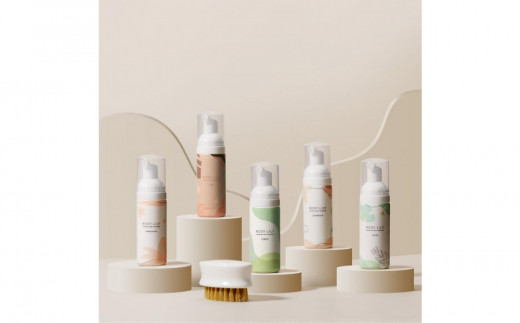 【セット】ROSY LILY　プレミアムシューズシャンプー 5種の香りの詰め合わせ250ml （50ml×5本）（香りの種類：OTOMEYURI/HIMESAYURI/OCHA/SPA/FOREST）