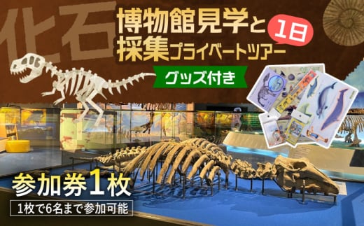 瑞浪市化石博物館 見学と化石採集プライベートツアー（一日）＆ グッズセット 瑞浪市 [AZCJ006]