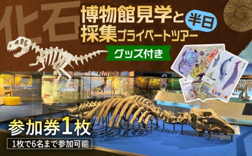 瑞浪市化石博物館 見学と化石採集プライベートツアー（半日）＆ グッズセット 瑞浪市 [AZCJ005]