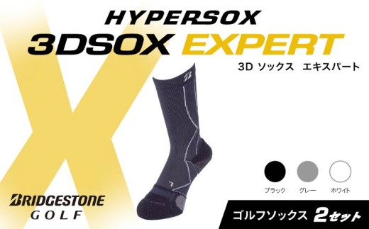 ブリヂストンゴルフ ゴルフ ソックス レギュラー丈 ブラック 2足 靴下 くつした ブリヂストン プロ向け スポーツ 3Dソックス  エキスパート EXPERT 靴下 ソックス 健康 定番機能 機能性 ファッション 大阪府 松原市 1219193 - 大阪府松原市