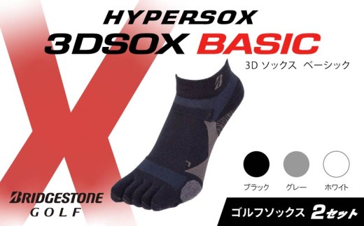 ブリヂストンゴルフ ゴルフ ソックス アンクル丈 2足 ブラック 5本指 靴下 くつした ブリヂストン プロ向け スポーツ 3Dソックス ベーシック BASIC 靴下 ソックス 健康 定番機能 機能性 ファッション 大阪府 松原市 1219209 - 大阪府松原市